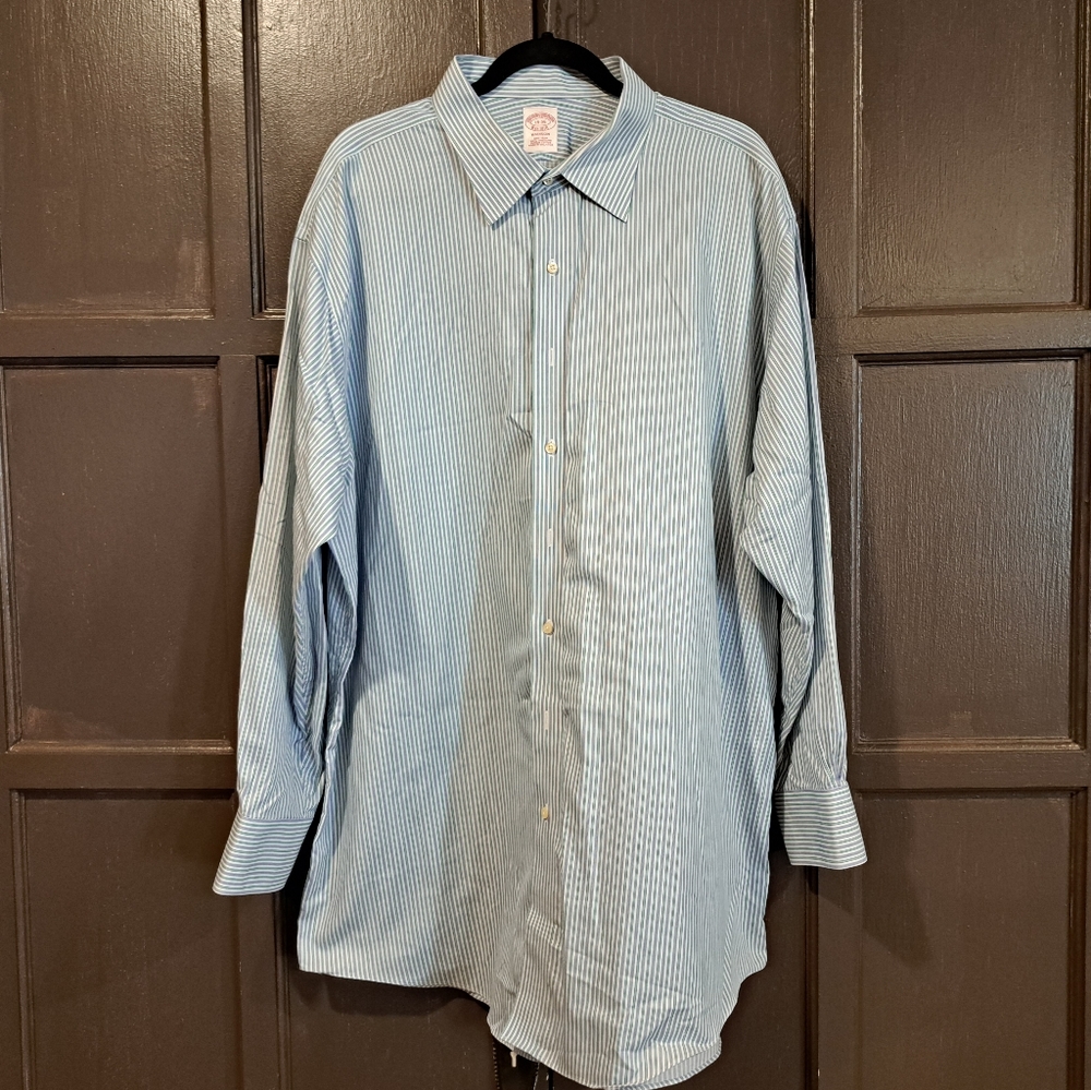 Brooks Brothers Blue striped Dress Shirt